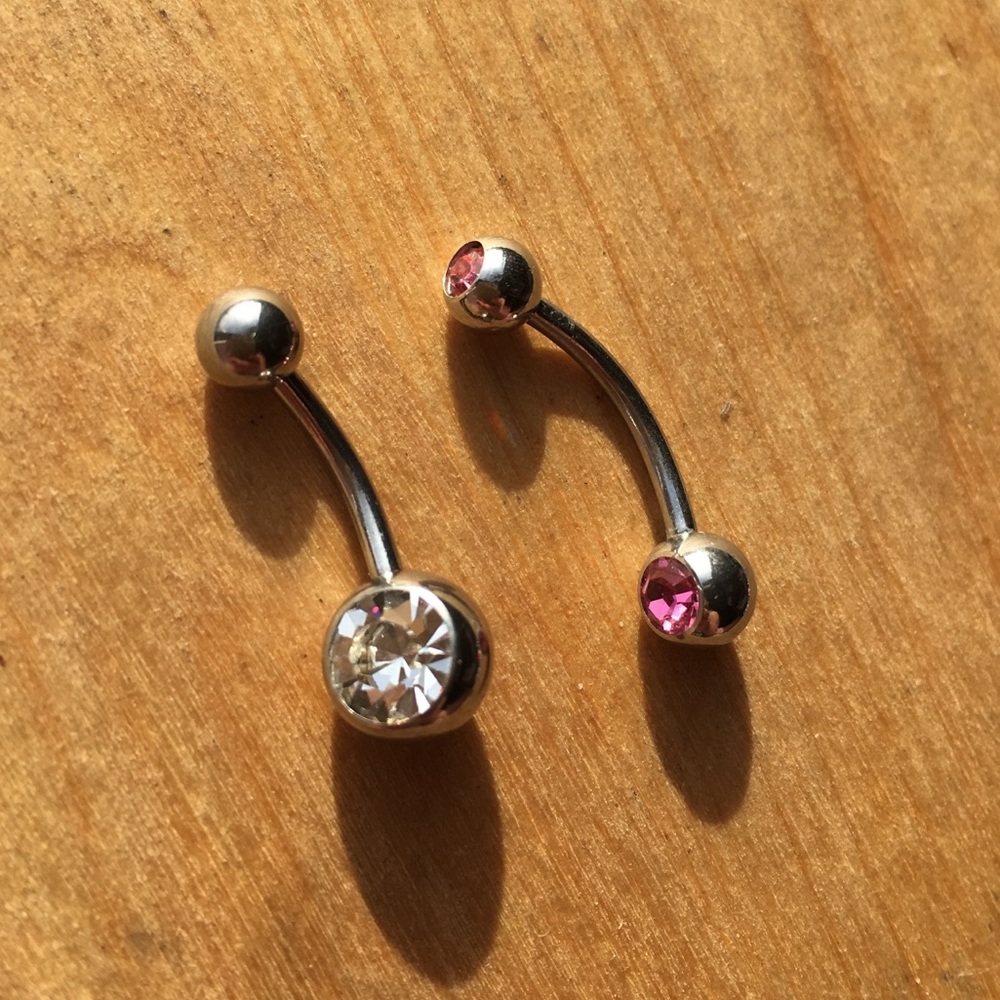 Rhinestone Belly Button Ring